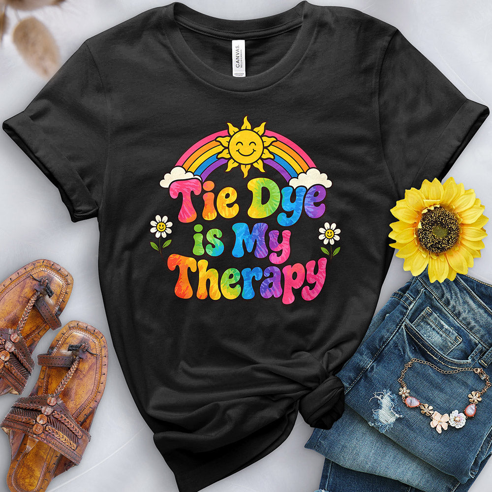 Tie Dye is My Therapy Tee