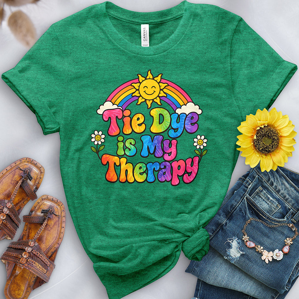 Tie Dye is My Therapy Tee