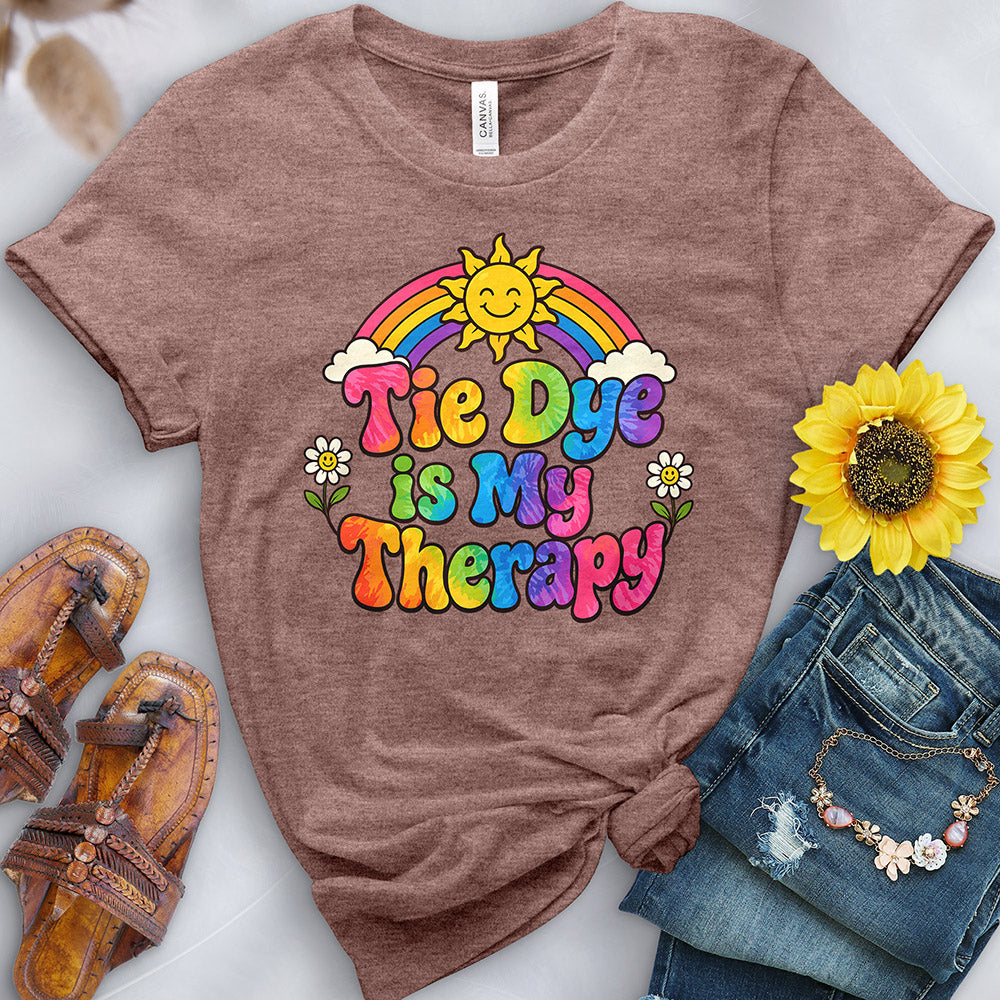 Tie Dye is My Therapy Tee