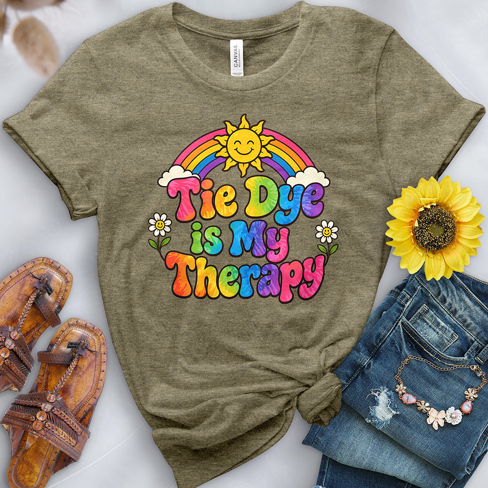 Tie Dye is My Therapy Tee