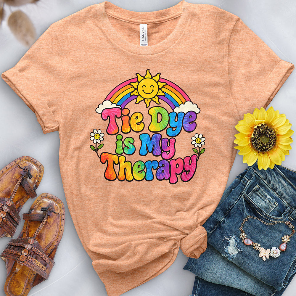 Tie Dye is My Therapy Tee