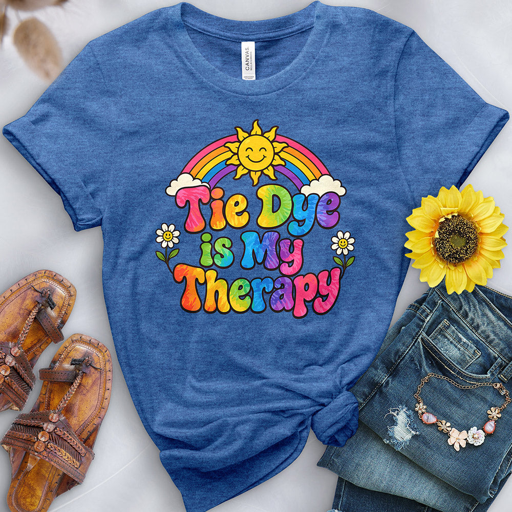 Tie Dye is My Therapy Tee