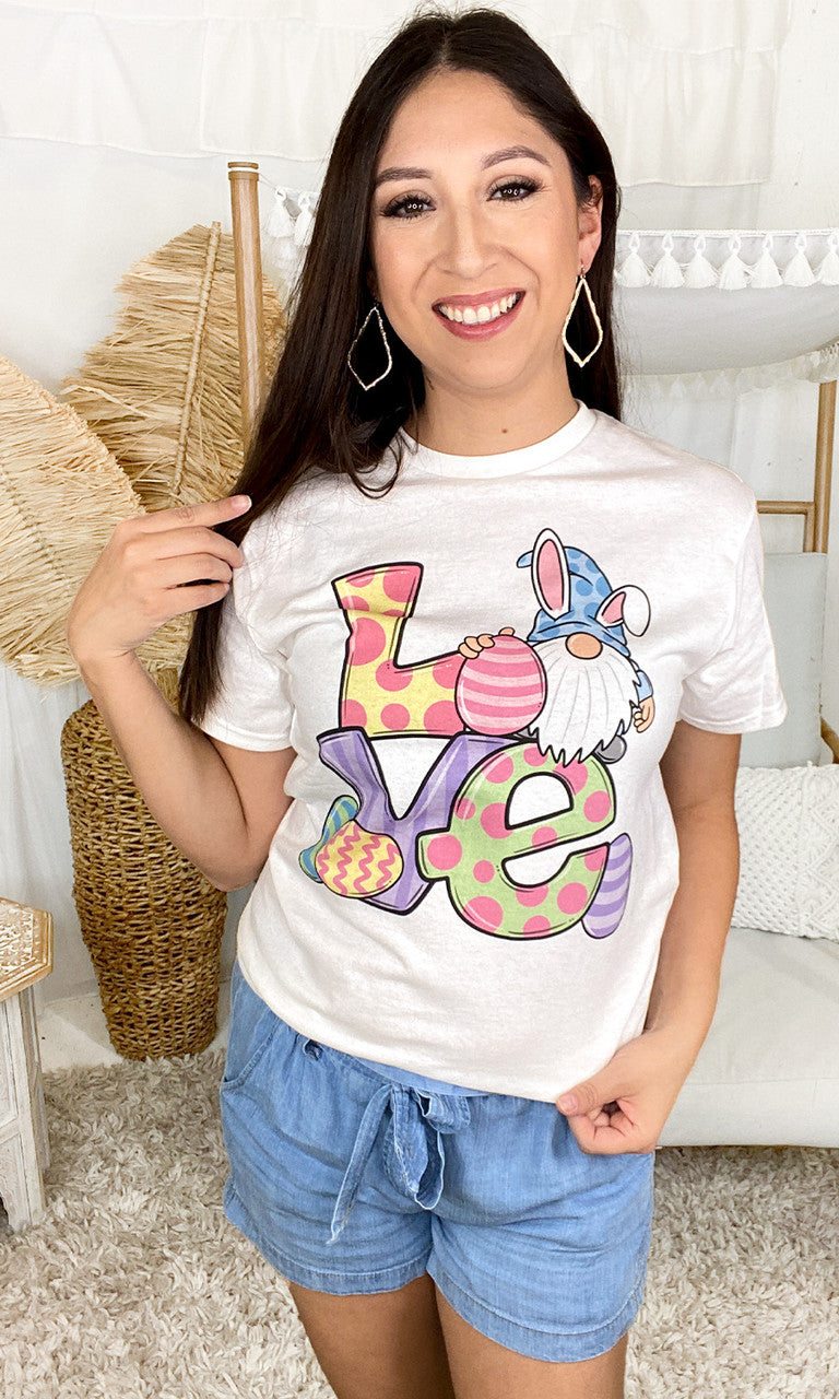 Love Gnome Easter T-Shirt