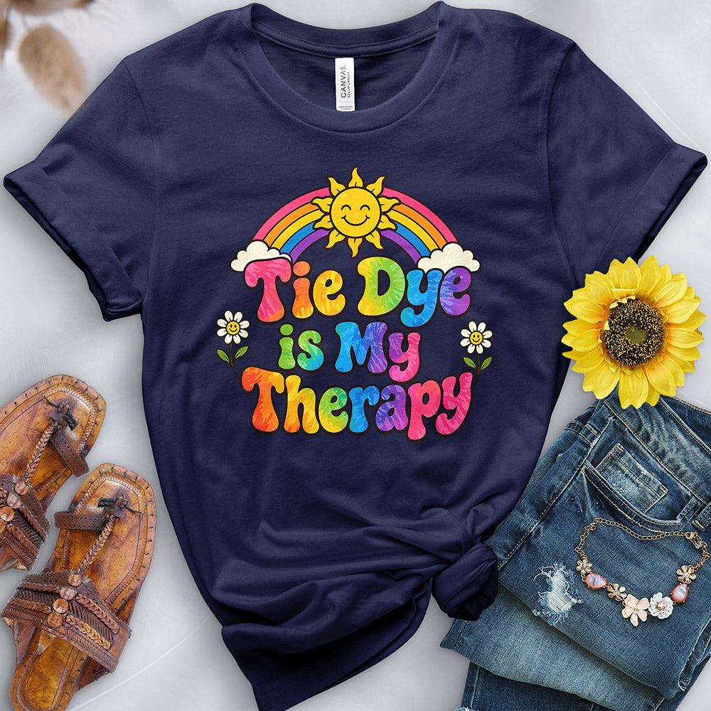 Tie Dye is My Therapy Tee