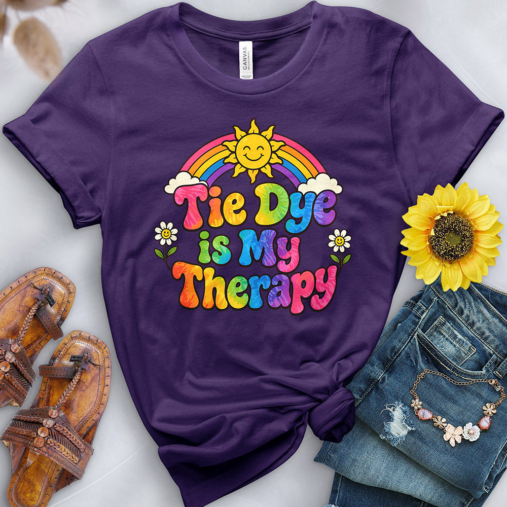 Tie Dye is My Therapy Tee