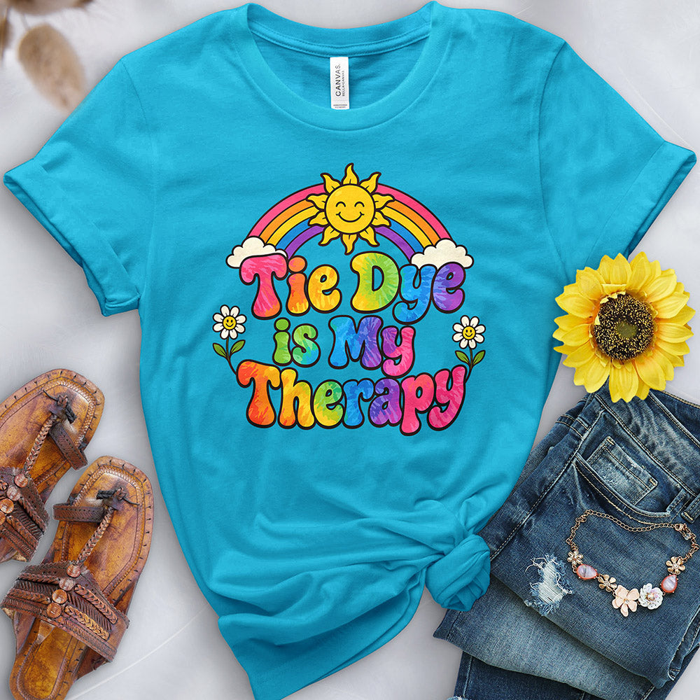 Tie Dye is My Therapy Tee