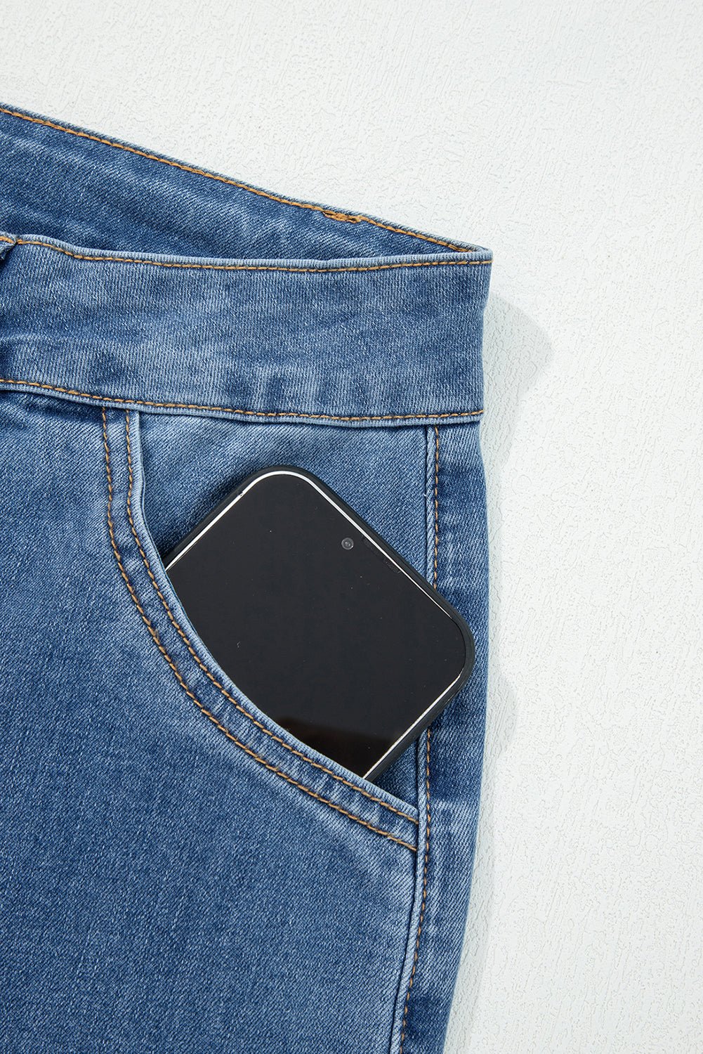 Aleah Waist Wide Leg Jeans by Threaded Pear - Free Spirited