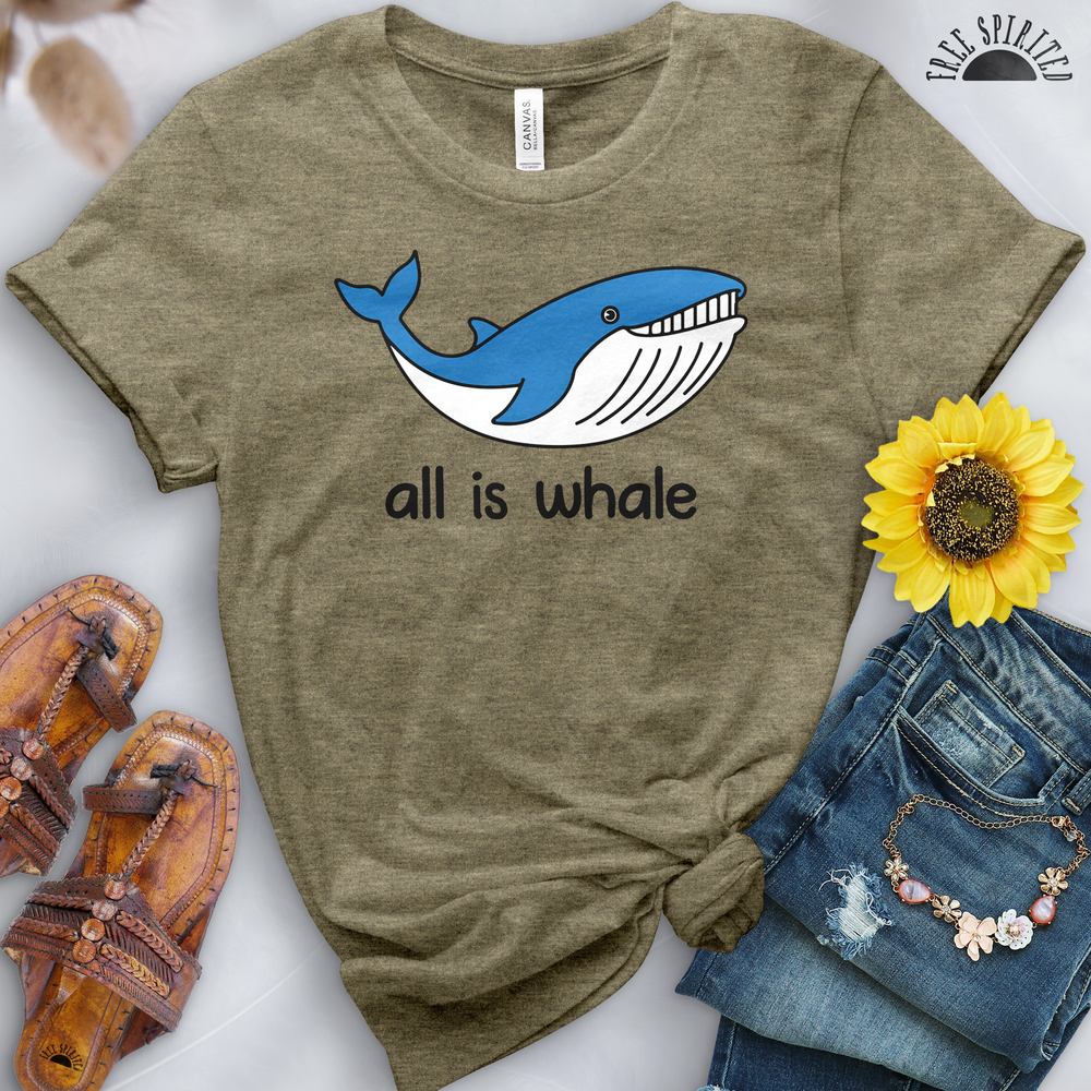 All is Whale Tee - Free Spirited