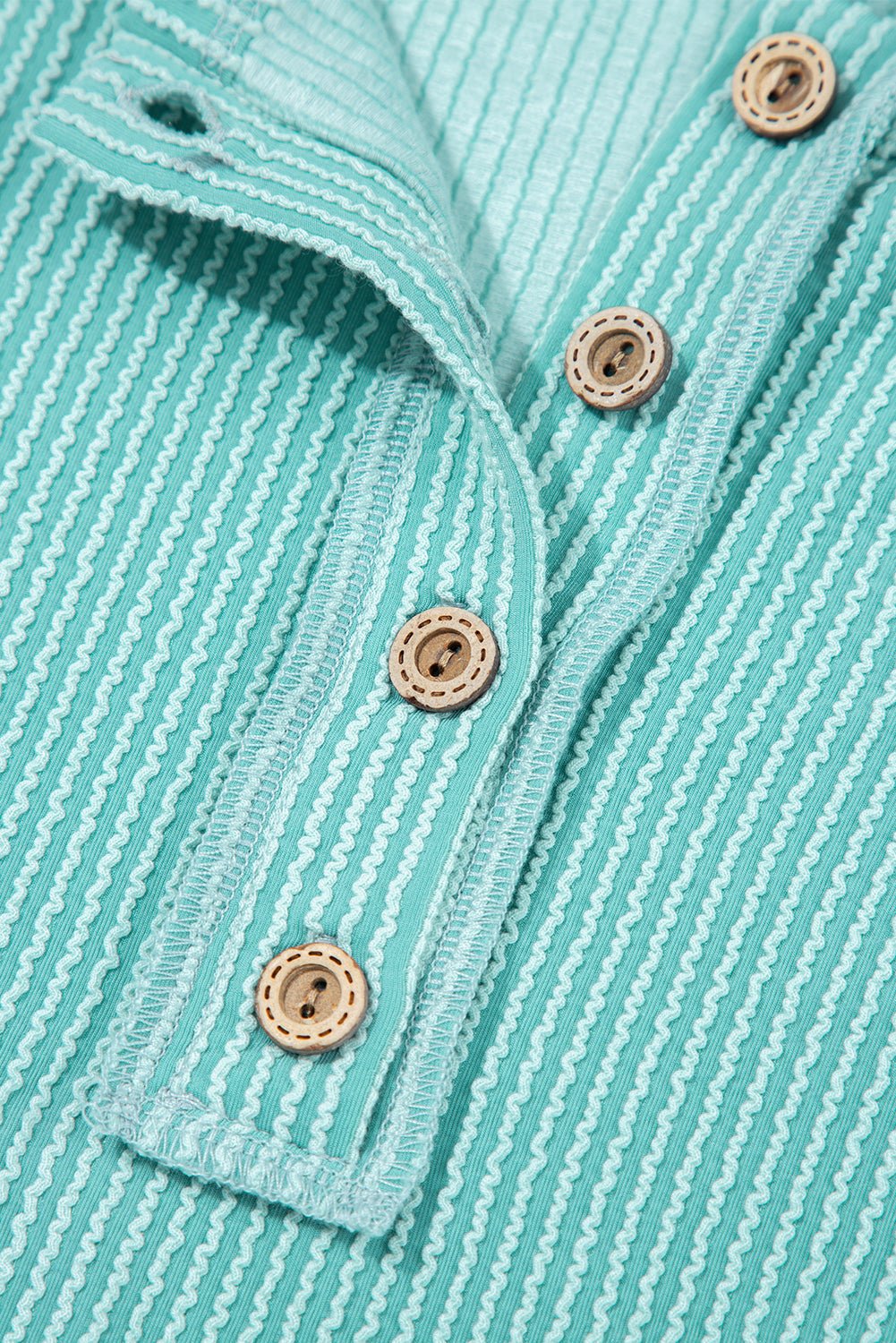 Aria Knit Colorblock Henley Top by Threaded Pear - Free Spirited