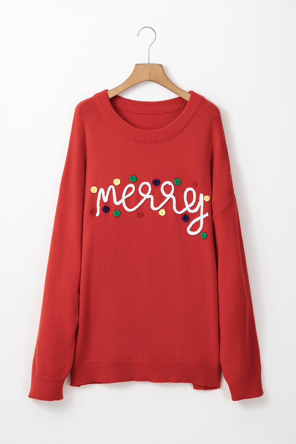 Aria Merry Graphic Christmas Sweater - Free Spirited