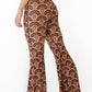 Art Deco Printed Bell Bottoms - Free Spirited