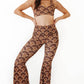 Art Deco Printed Bell Bottoms - Free Spirited