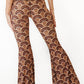 Art Deco Printed Bell Bottoms - Free Spirited