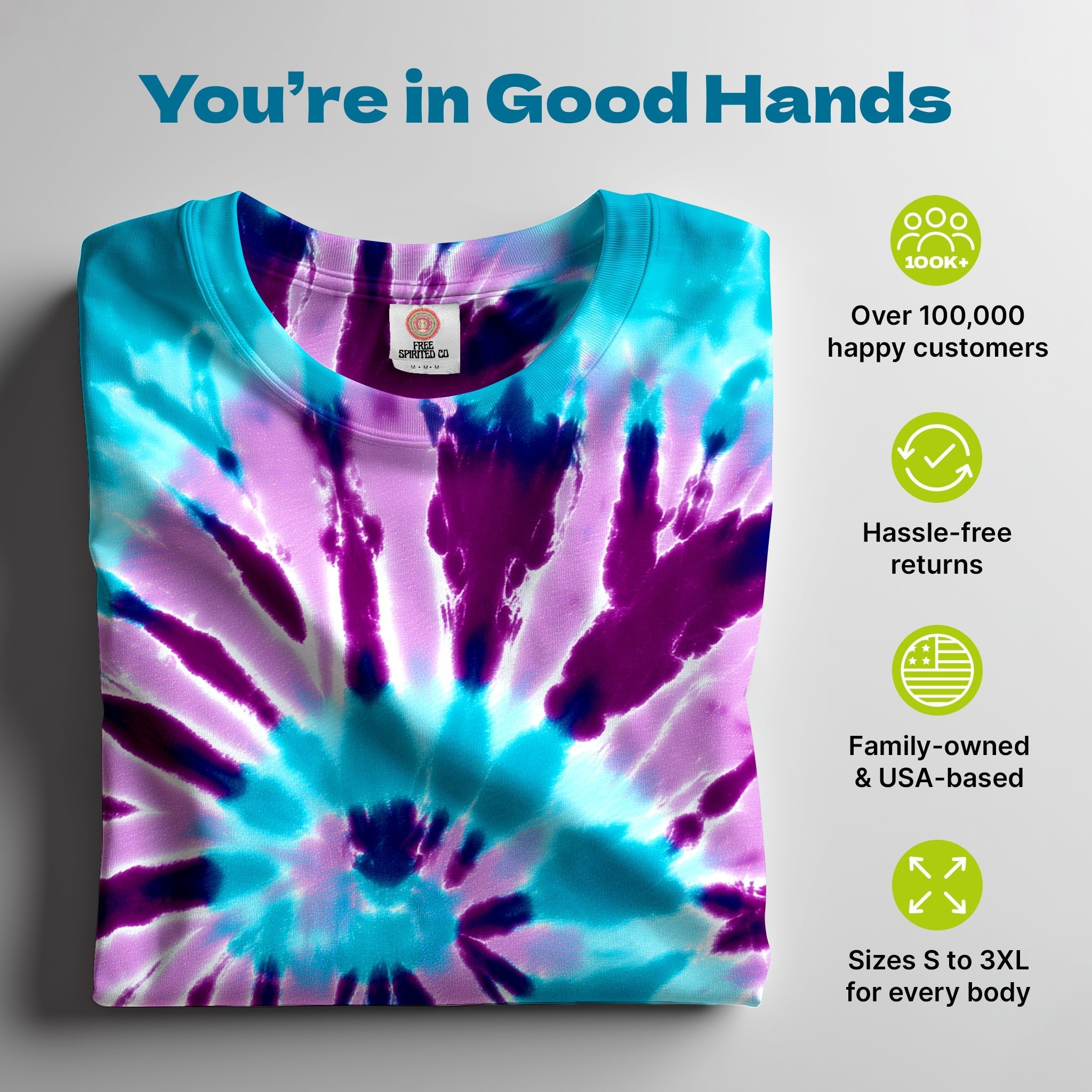 Barbados Hand Dyed Long Sleeve - Free Spirited