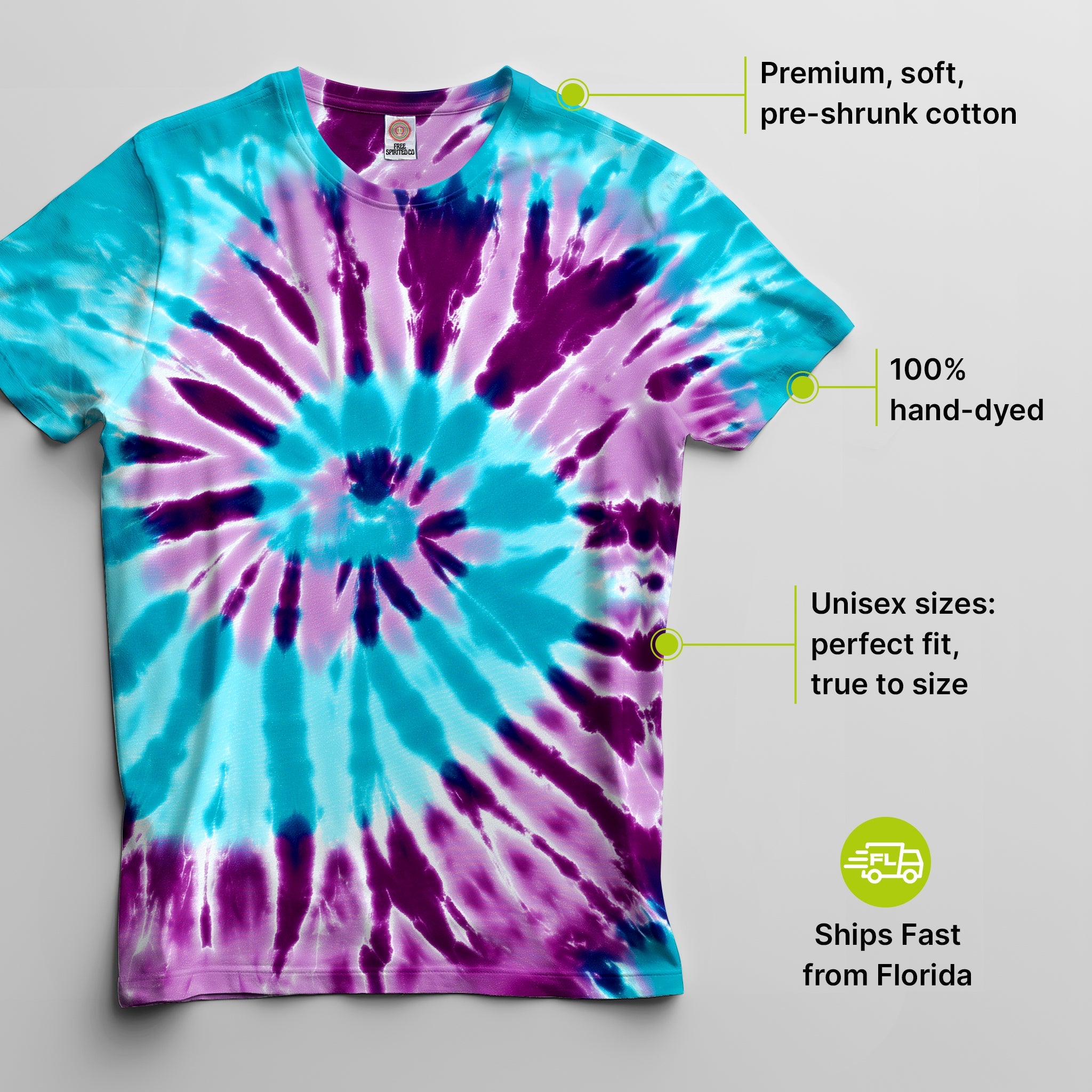 Barbados Premium Hand - Dyed Comfort Shirt - Free Spirited