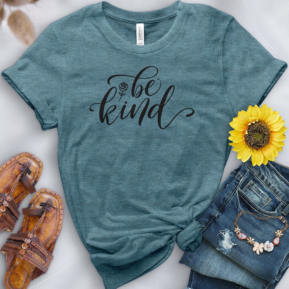 Be Kind Cursive Tee - Free Spirited