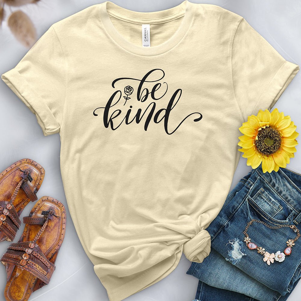 Be Kind Cursive Tee - Free Spirited