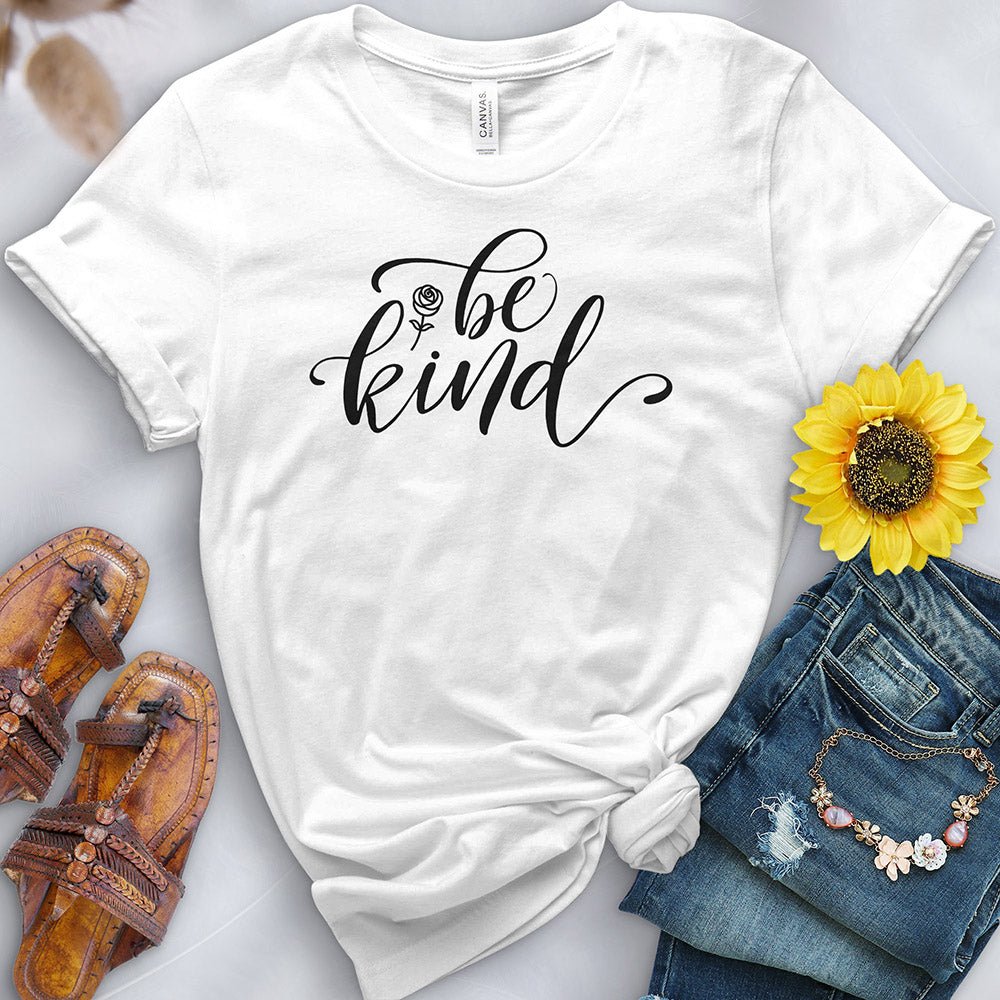 Be Kind Cursive Tee - Free Spirited