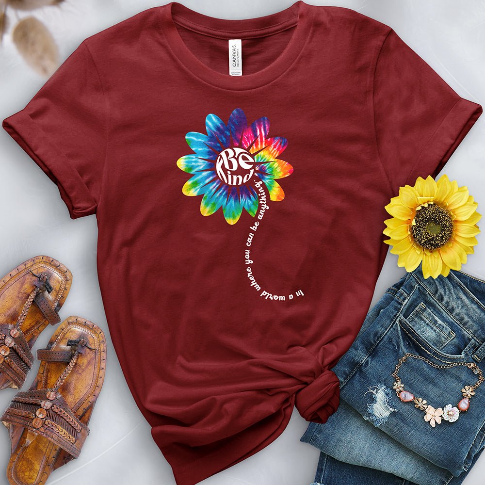 Be Kind Sunflower Tee - Free Spirited