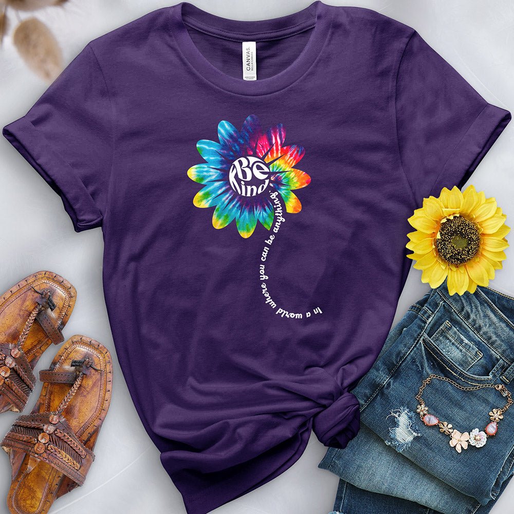 Be Kind Sunflower Tee - Free Spirited