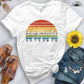 Be Kind Sunset Tee - Free Spirited