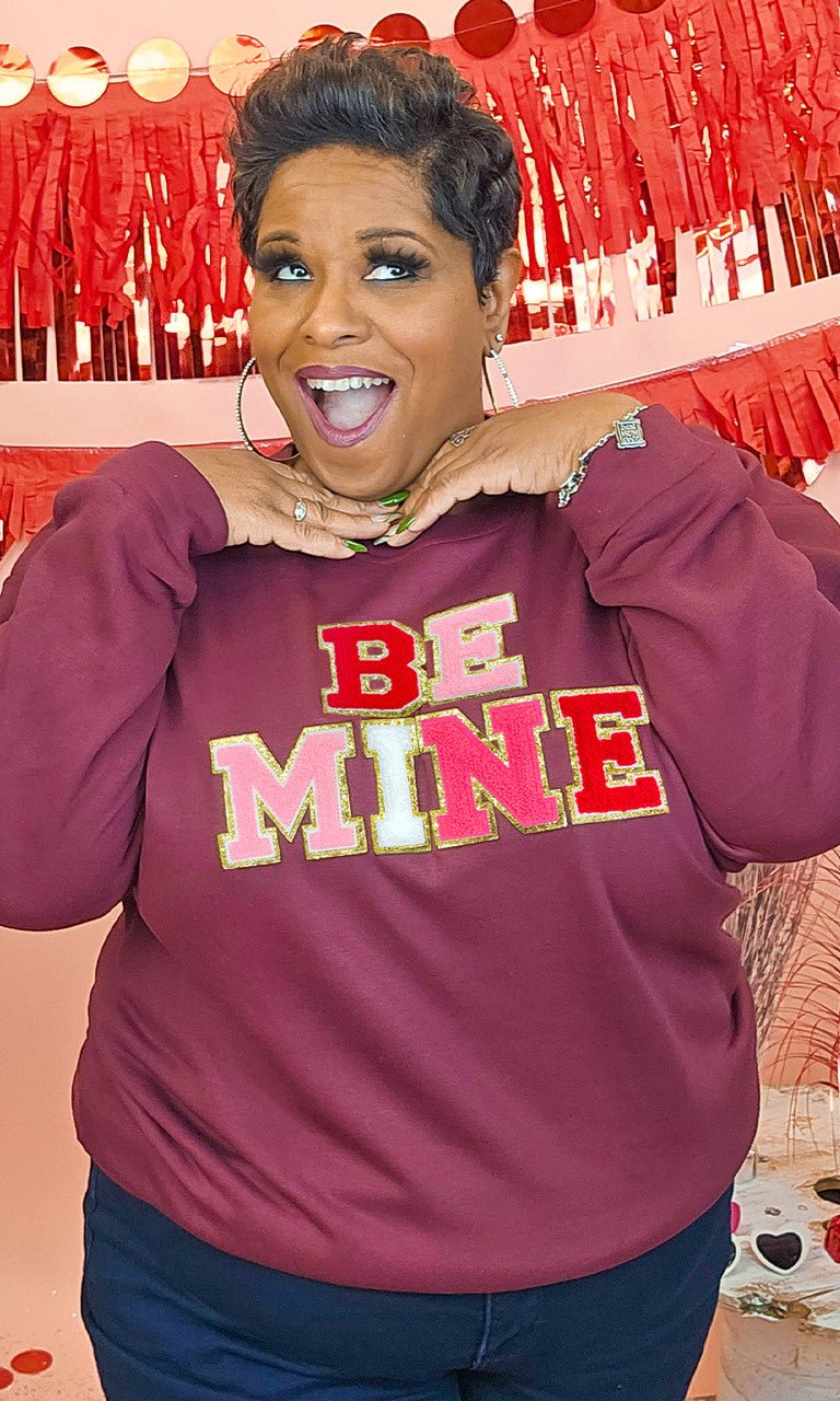 Be Mine Ideal Chenille Sweatshirt - Free Spirited