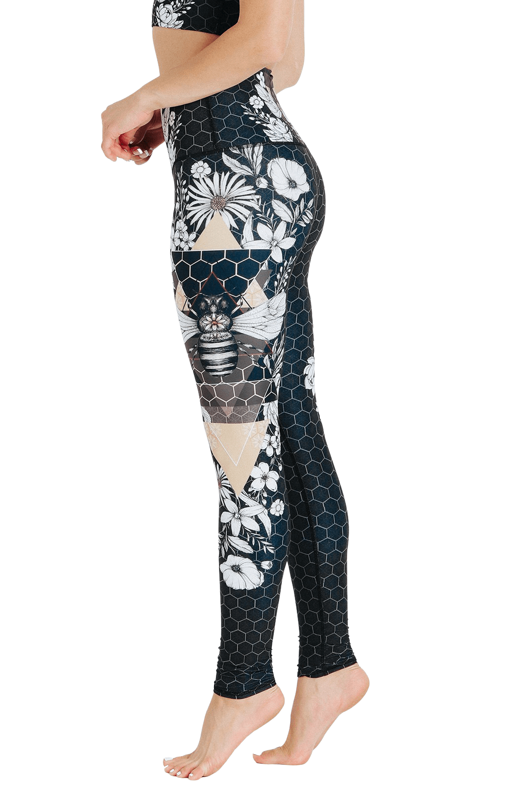 Beeloved Blackout Printed Yoga Legging - Free Spirited