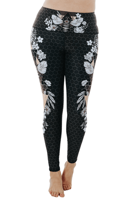 Beeloved Blackout Printed Yoga Legging - Free Spirited