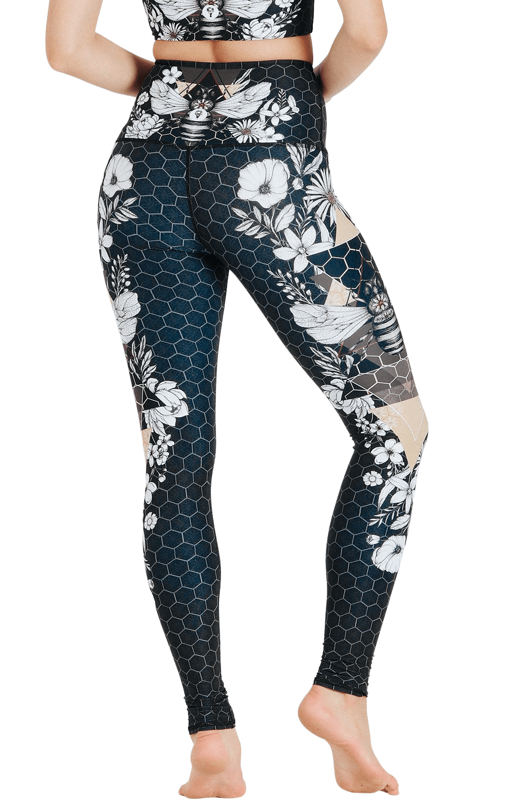 Beeloved Blackout Printed Yoga Legging - Free Spirited