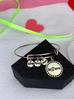 Believe Bangle Bracelet - Free Spirited