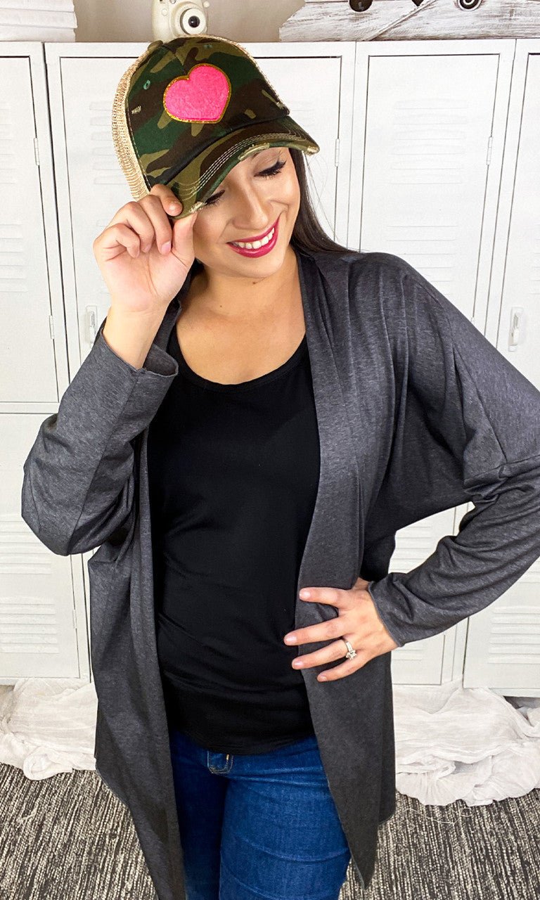 Big Heart Chenille Hat - Free Spirited