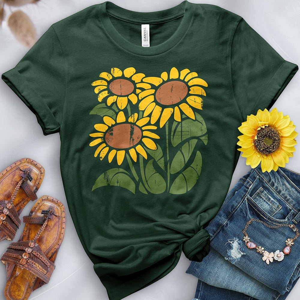 Blooming Sunflowers Tee - Free Spirited