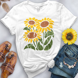 Blooming Sunflowers Tee - Free Spirited