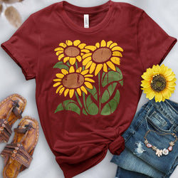 Blooming Sunflowers Tee - Free Spirited