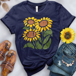 Blooming Sunflowers Tee - Free Spirited