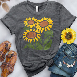 Blooming Sunflowers Tee - Free Spirited