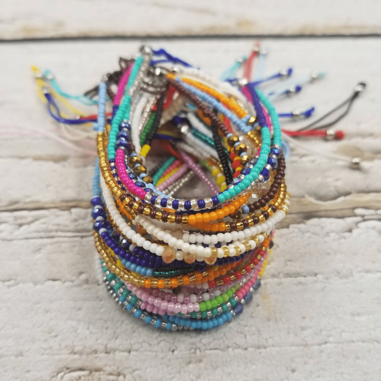 Boho Bliss Beaded Bracelet Set - Free Spirited