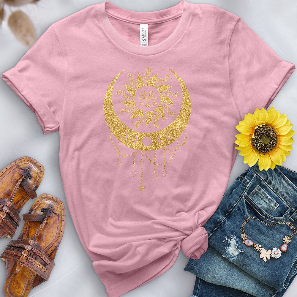 Boho Sun and Moon Tee - Free Spirited