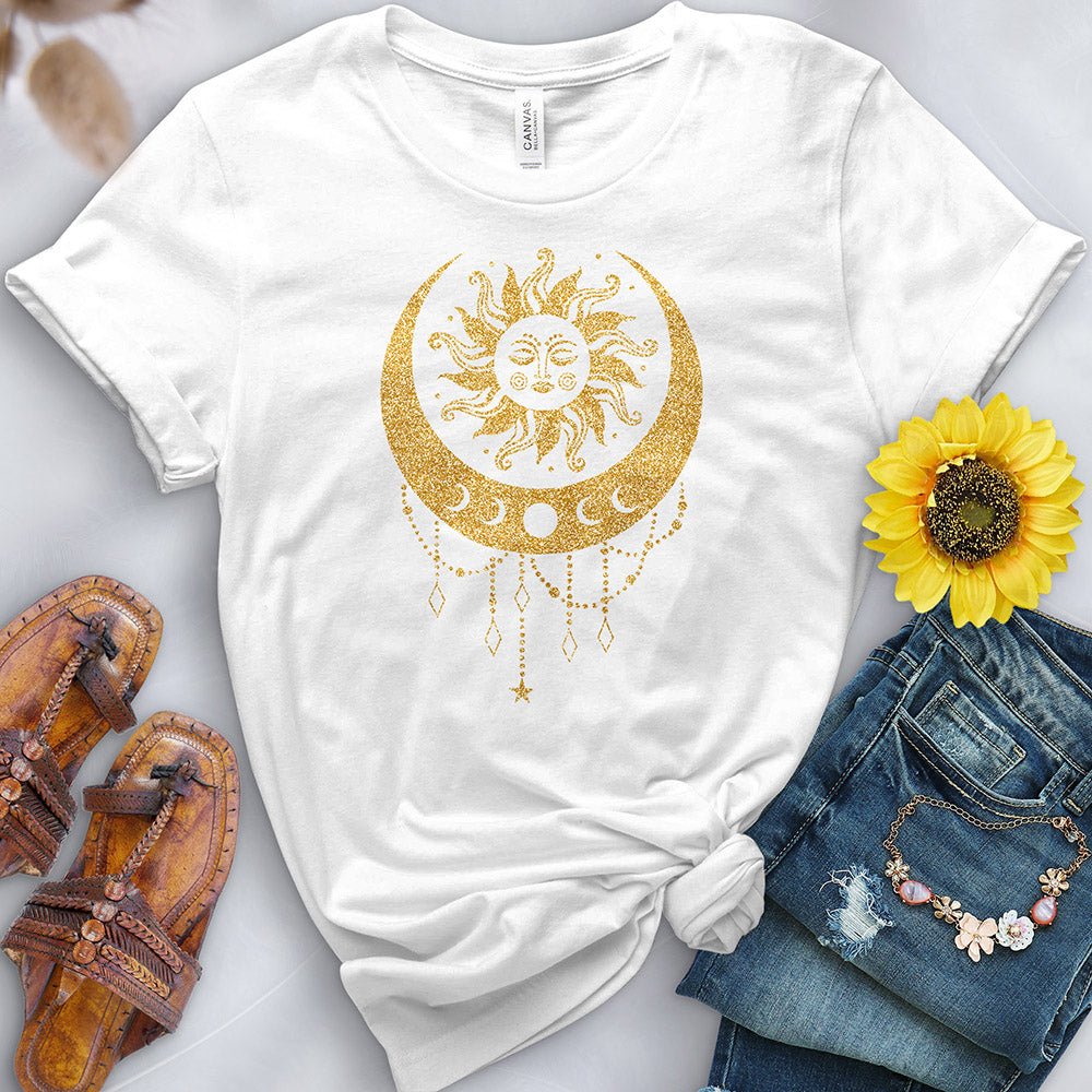 Boho Sun and Moon Tee - Free Spirited