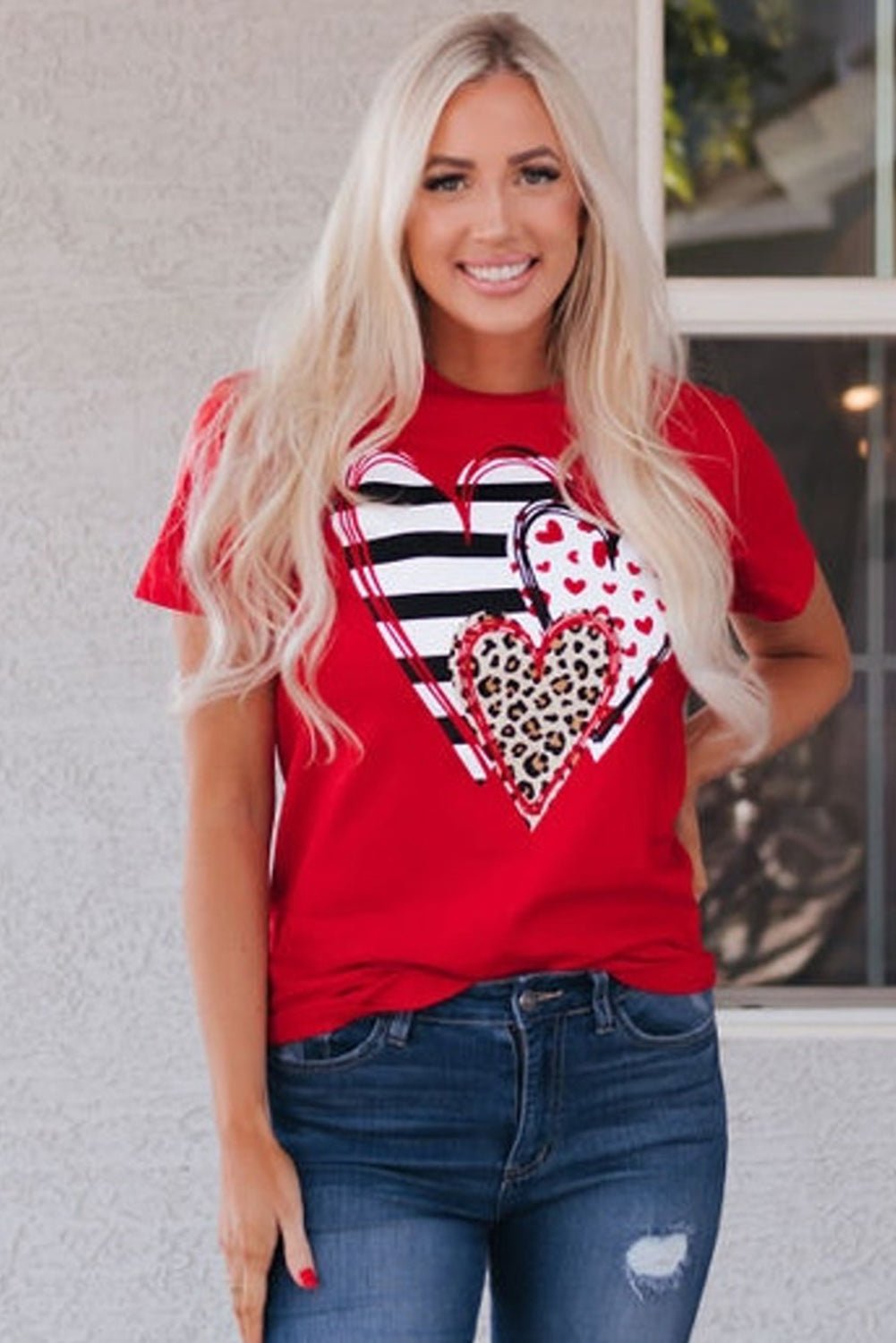 Brynleigh Shaped Print T Shirt by Threaded Pear - Free Spirited