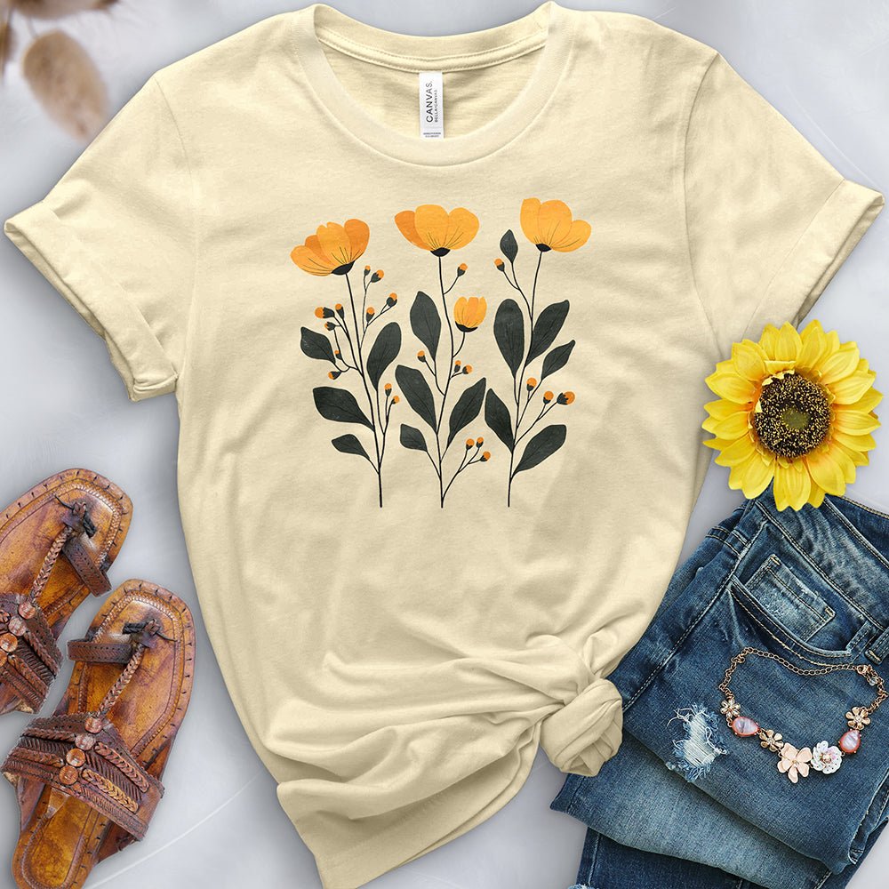 Budding Flowers Tee - Free Spirited