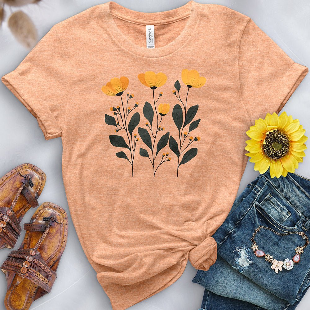 Budding Flowers Tee - Free Spirited