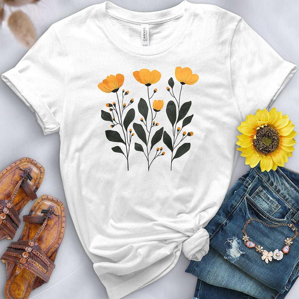 Budding Flowers Tee - Free Spirited