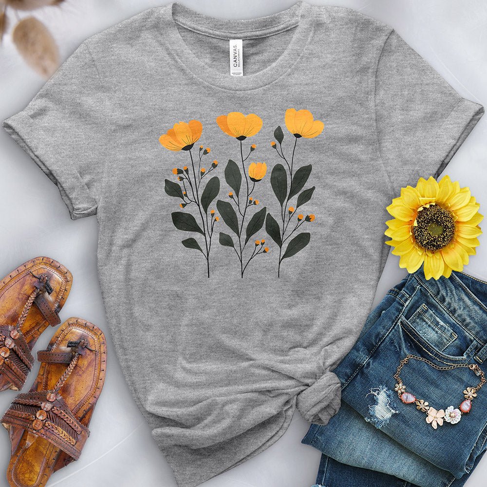 Budding Flowers Tee - Free Spirited