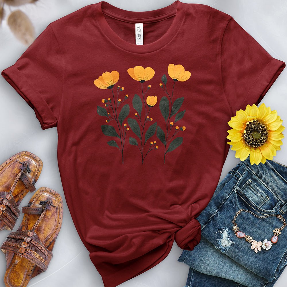 Budding Flowers Tee - Free Spirited