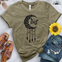 Butterfly Dream Catcher Tee - Free Spirited