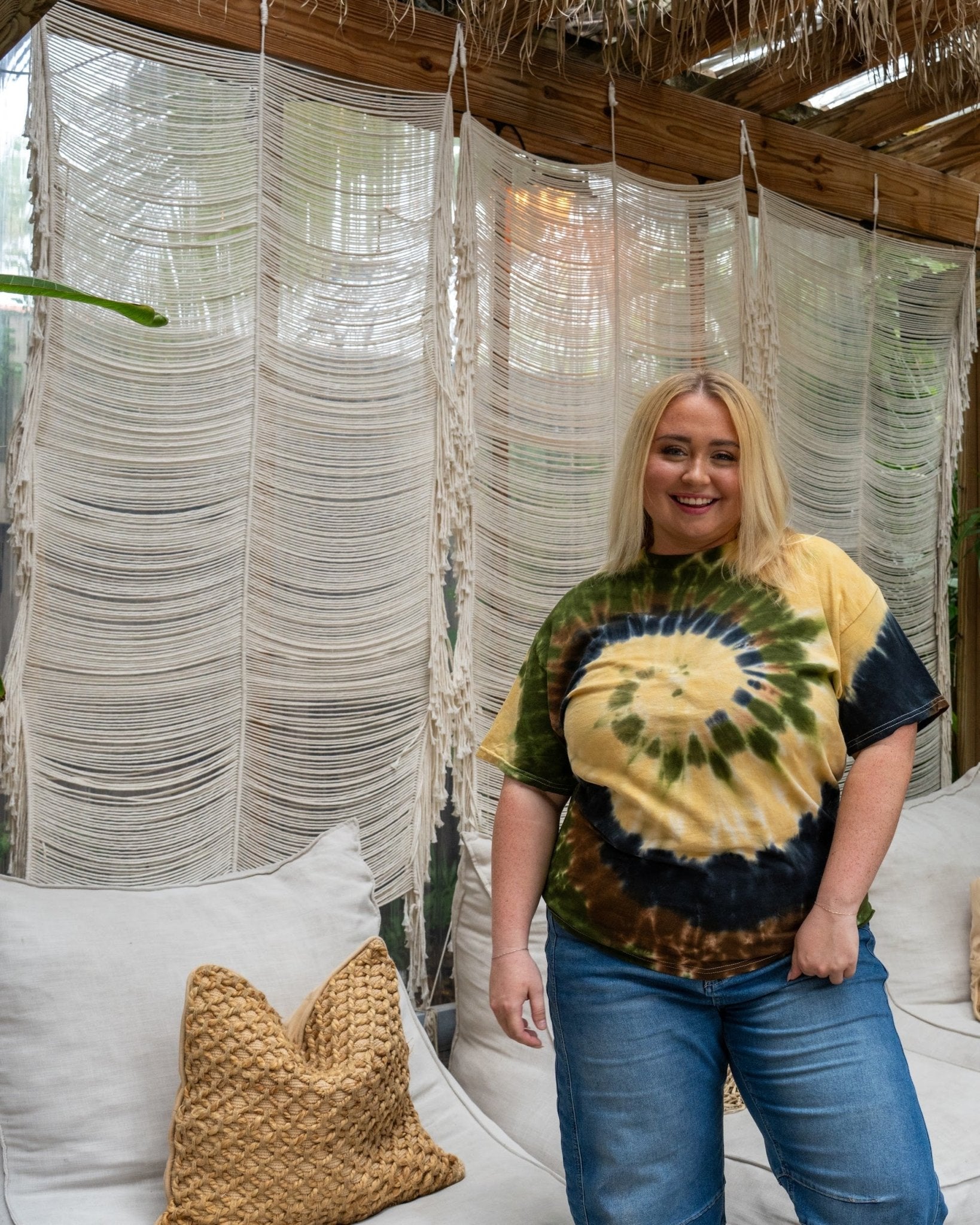 Camo Swirl Premium Hand-Dyed Comfort Shirt - Free Spirited