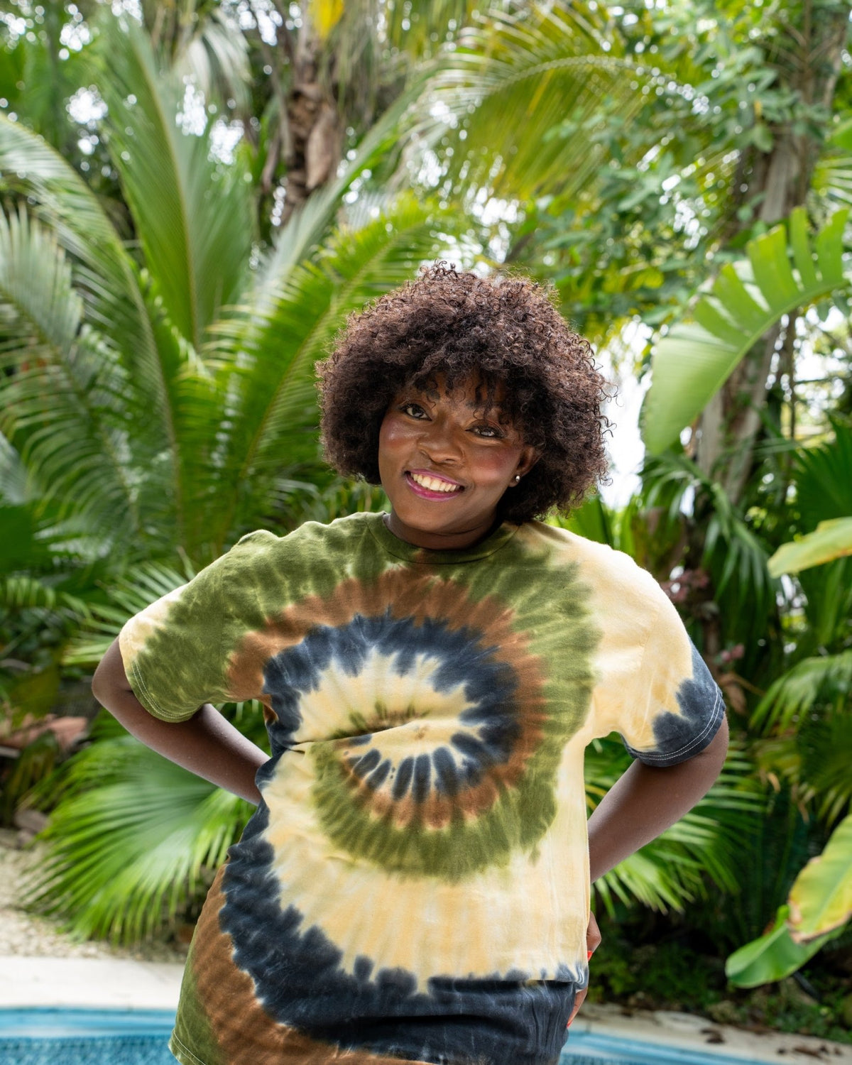 Camo Swirl Premium Hand-Dyed Comfort Shirt - Free Spirited