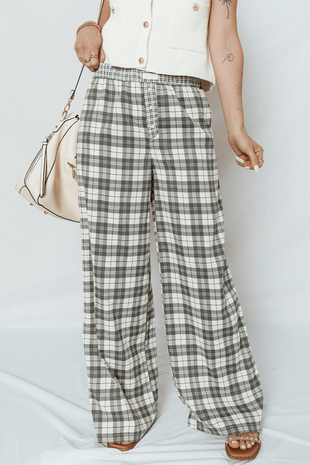 Chana Wide Leg Casual Pants by Threaded Pear - Free Spirited