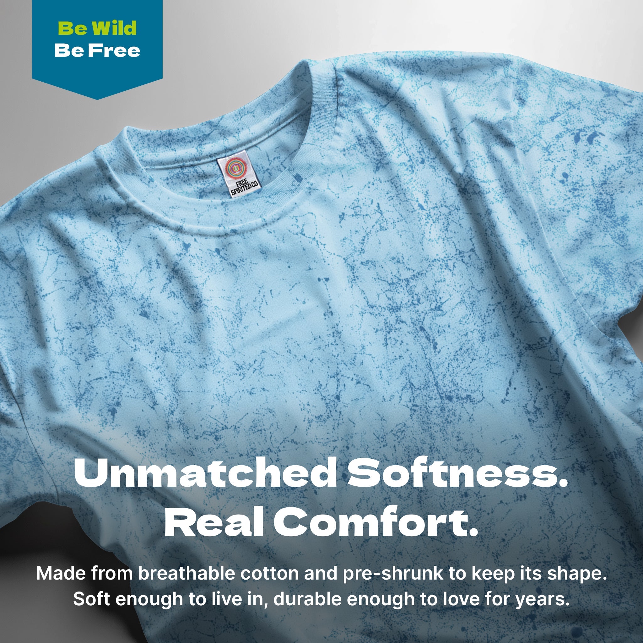 Color Crush Artic Hand - Dyed Comfort Shirt - Free Spirited